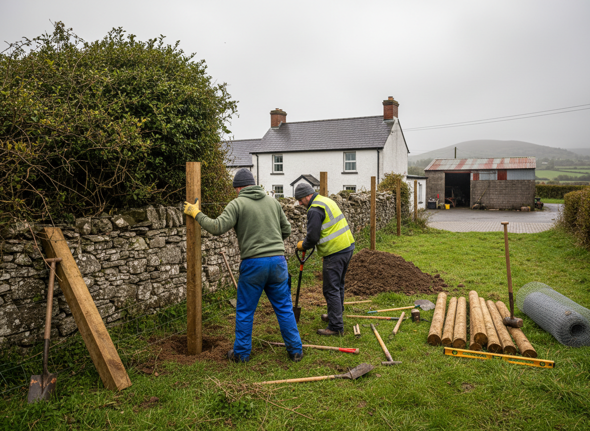Timber Fencing Across Connacht
